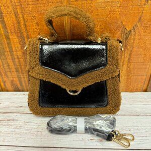 SKINNYDIP LONDON Aerin Mini Fluff Trim Satchel